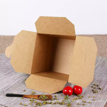 Cajas de envasado de alimentos para comida para llevar Kraft